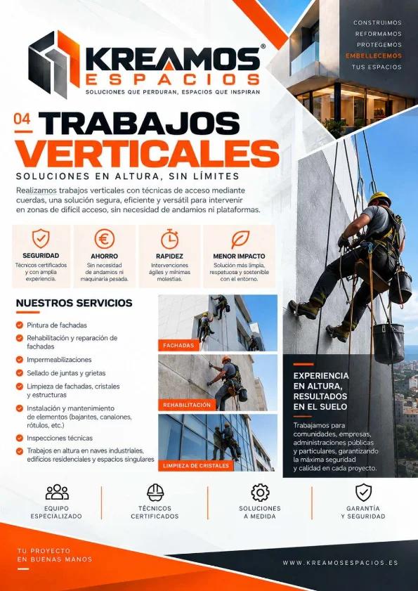Trabajos Verticales - Kreamos Espacios